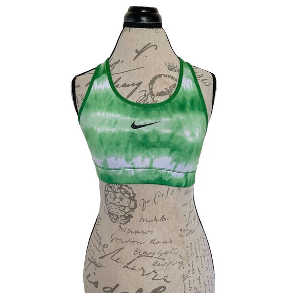 Nike Other - Nike Bundle Lot of 2 Womens Sports Bras Tie dye Gray Green Yoga Gym Size Small